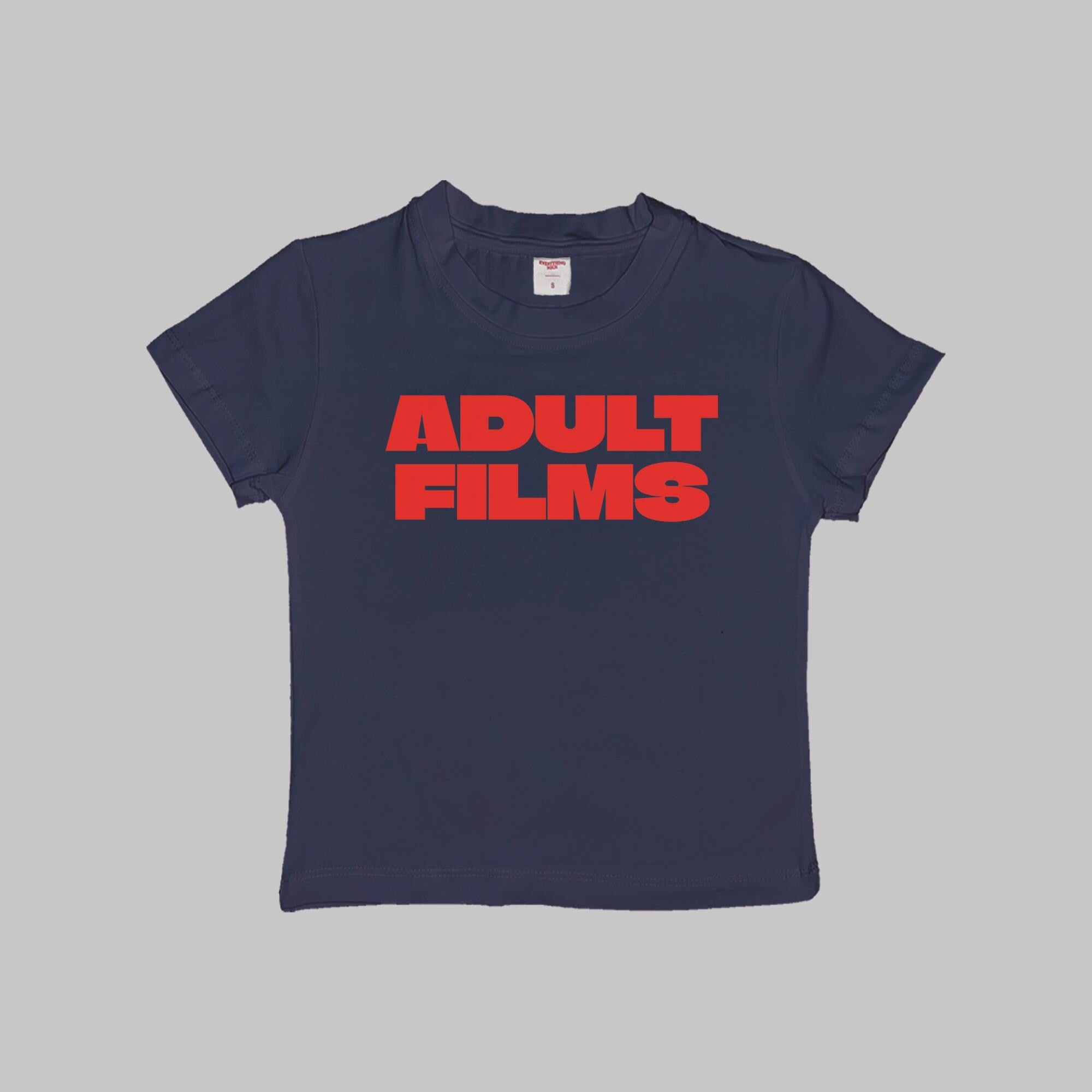 Adult Films Baby Tee Crop Top Shirt