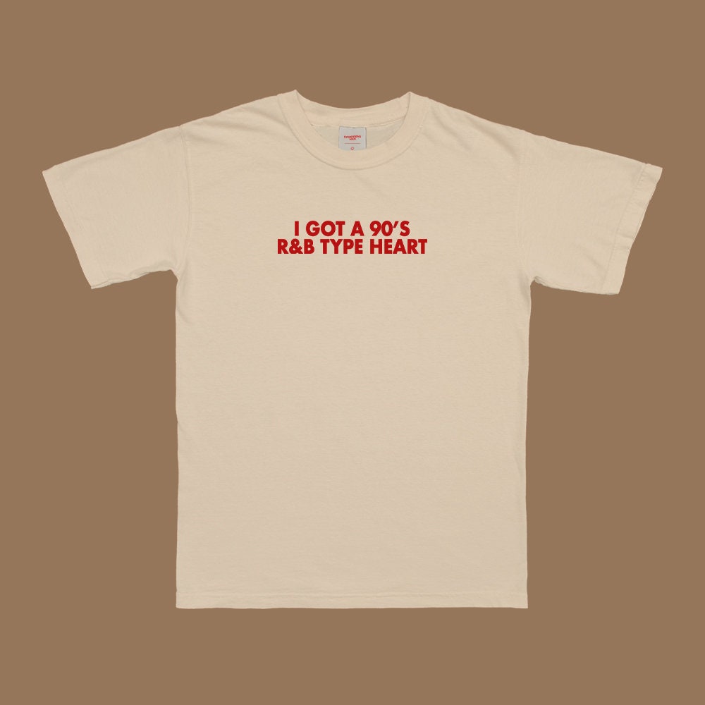90's R&B Type Heart T-Shirt
