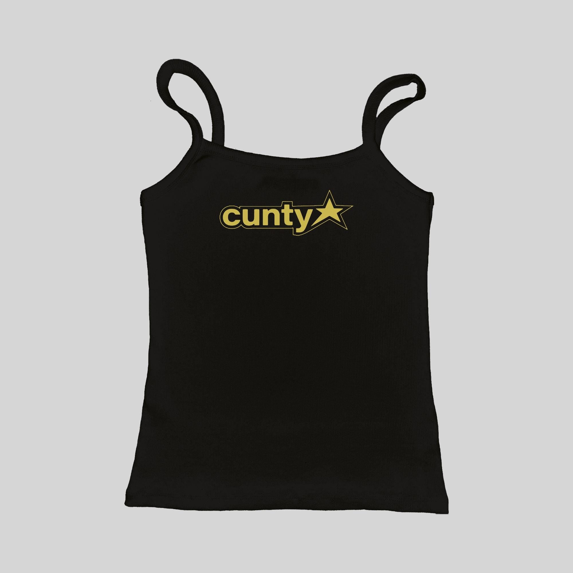 Camiseta de tirantes acanalada "Cunty"