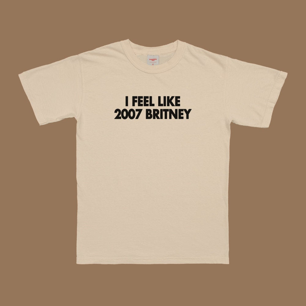 Camiseta I Feel Like 2007 Britney