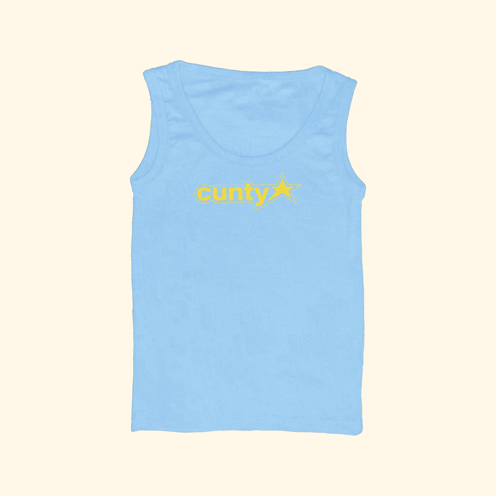 Camiseta de tirantes acanalada "Cunty"