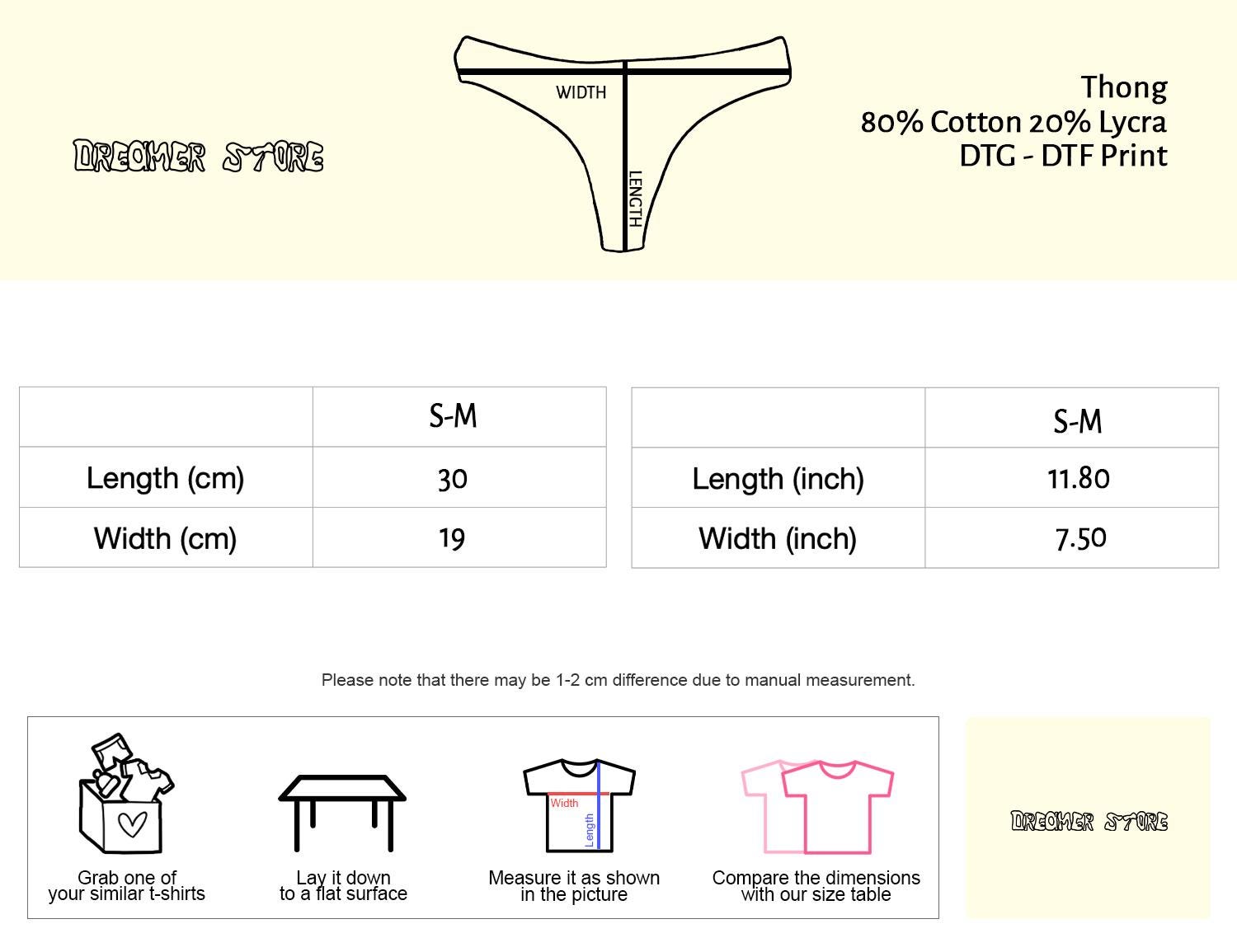 100% Not Today Thong Pantie