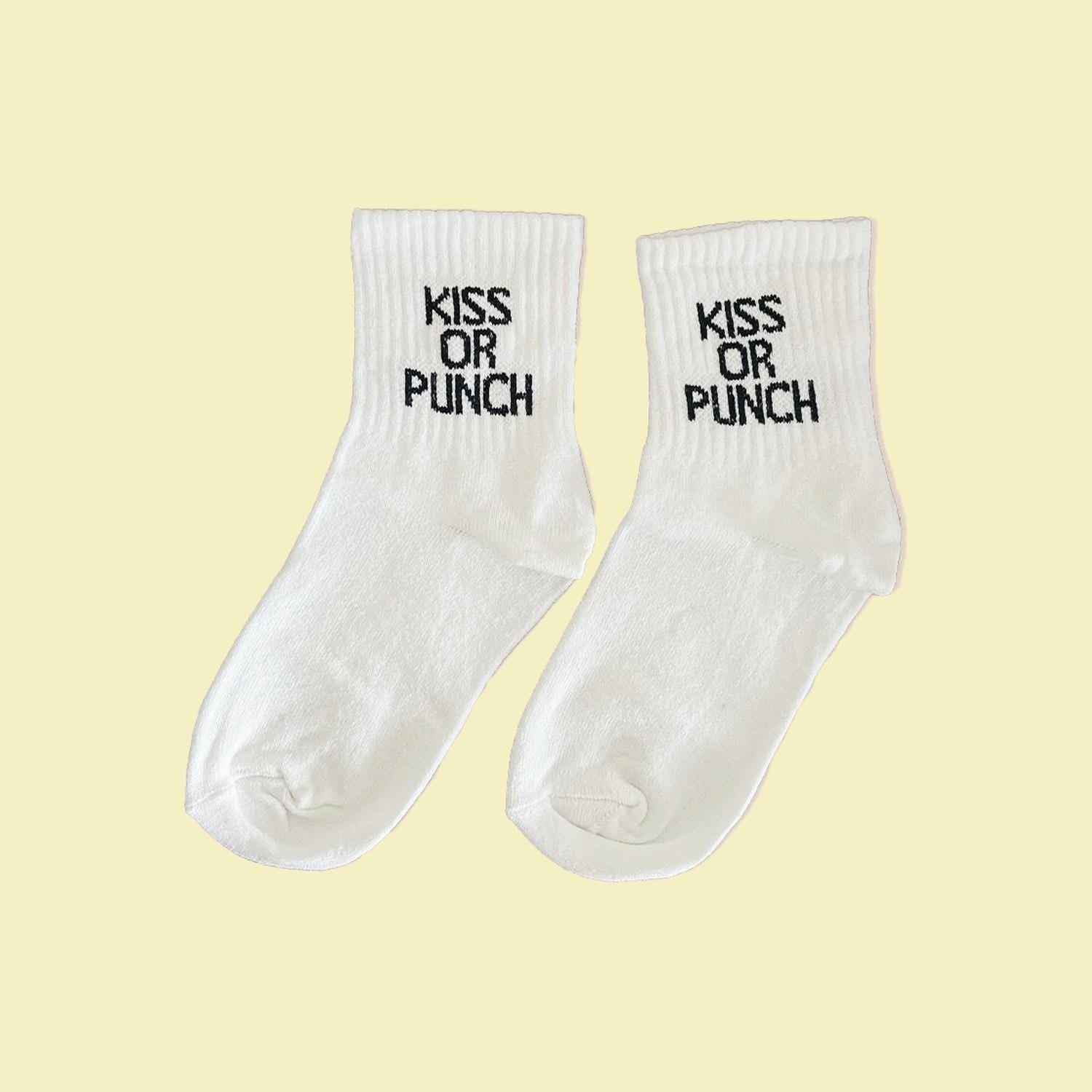 Kiss Or Punch Socks (3 Pairs Pack)