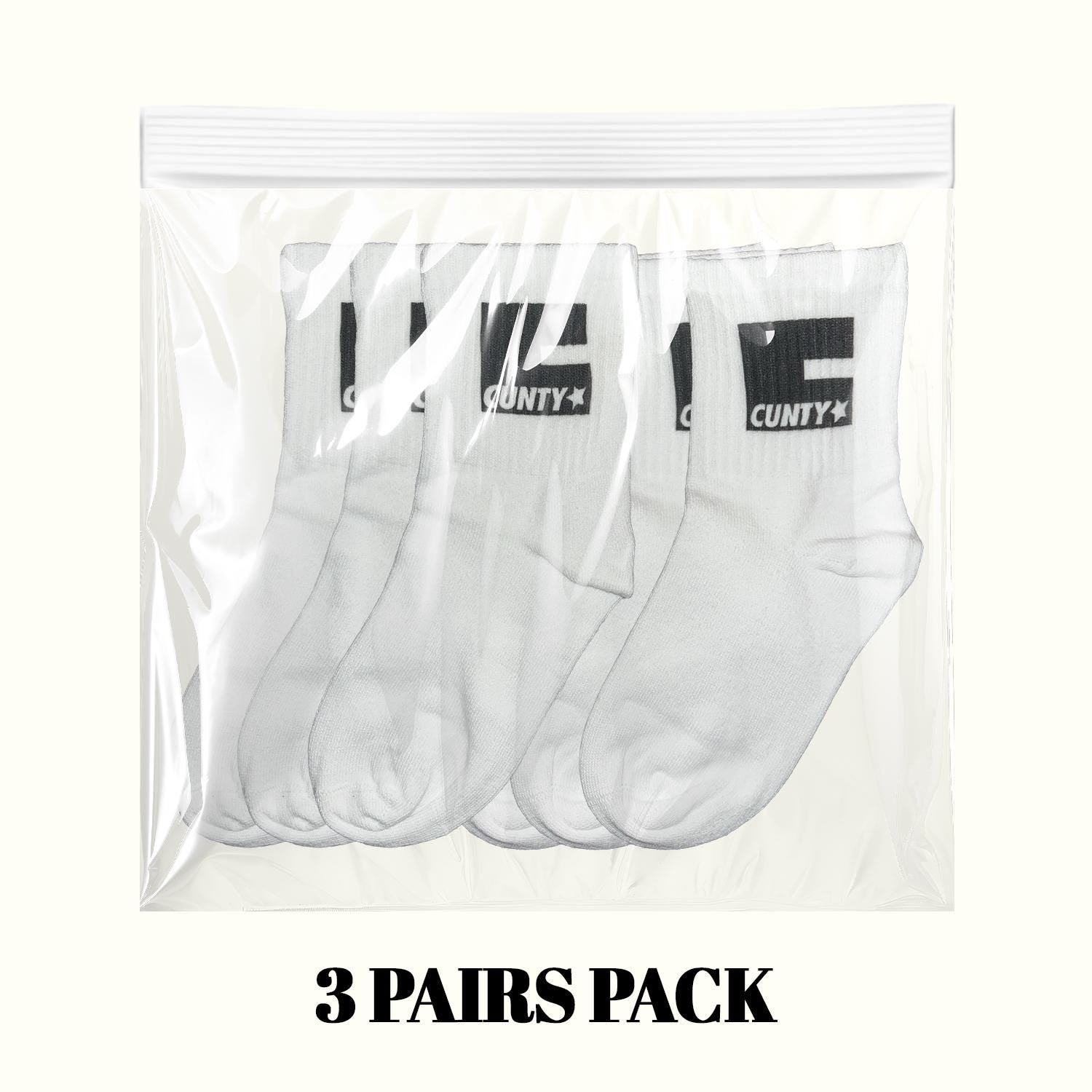 Calcetines de mujer (paquete de 3 pares)