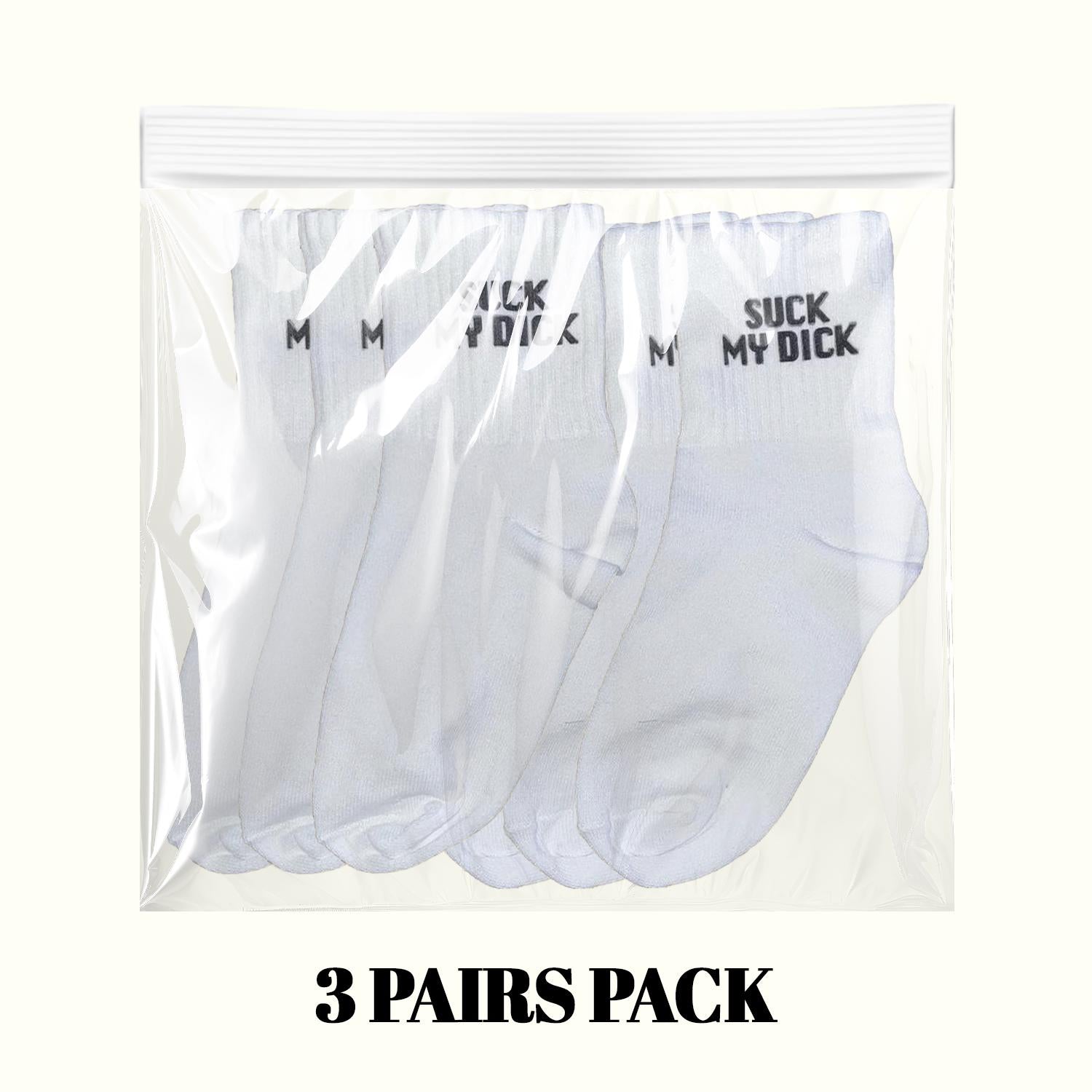 Suck My Dick Socks (3 Pairs Pack)