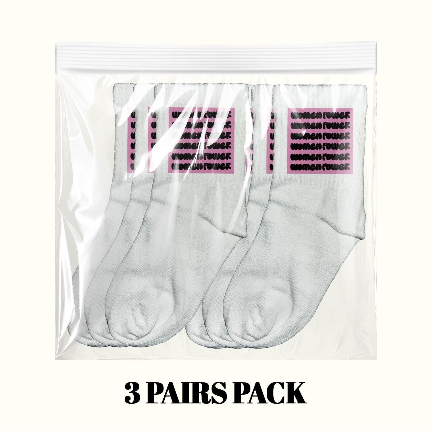 Calcetines de mujer Power (paquete de 3 pares)