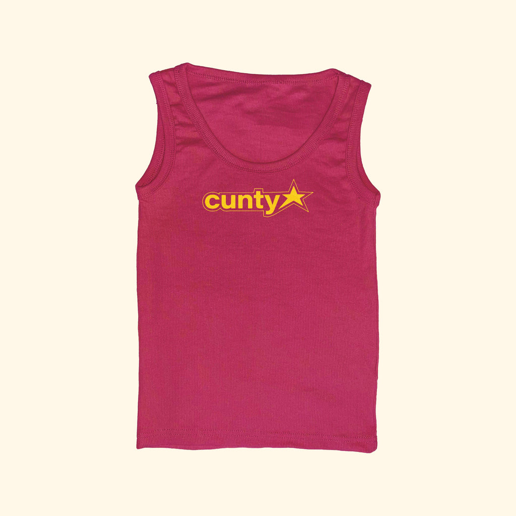 Camiseta de tirantes acanalada "Cunty"