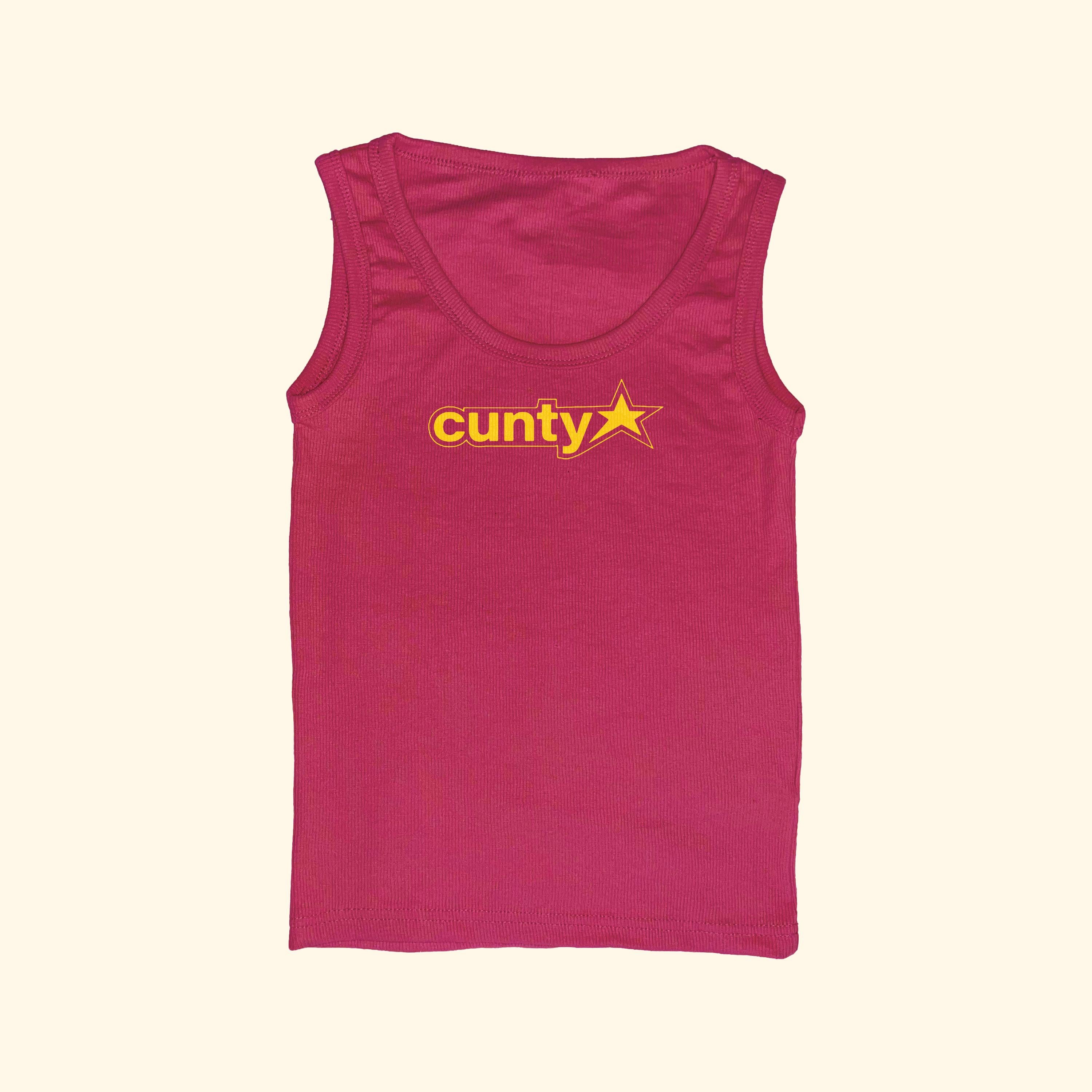 Camiseta de tirantes acanalada "Cunty"
