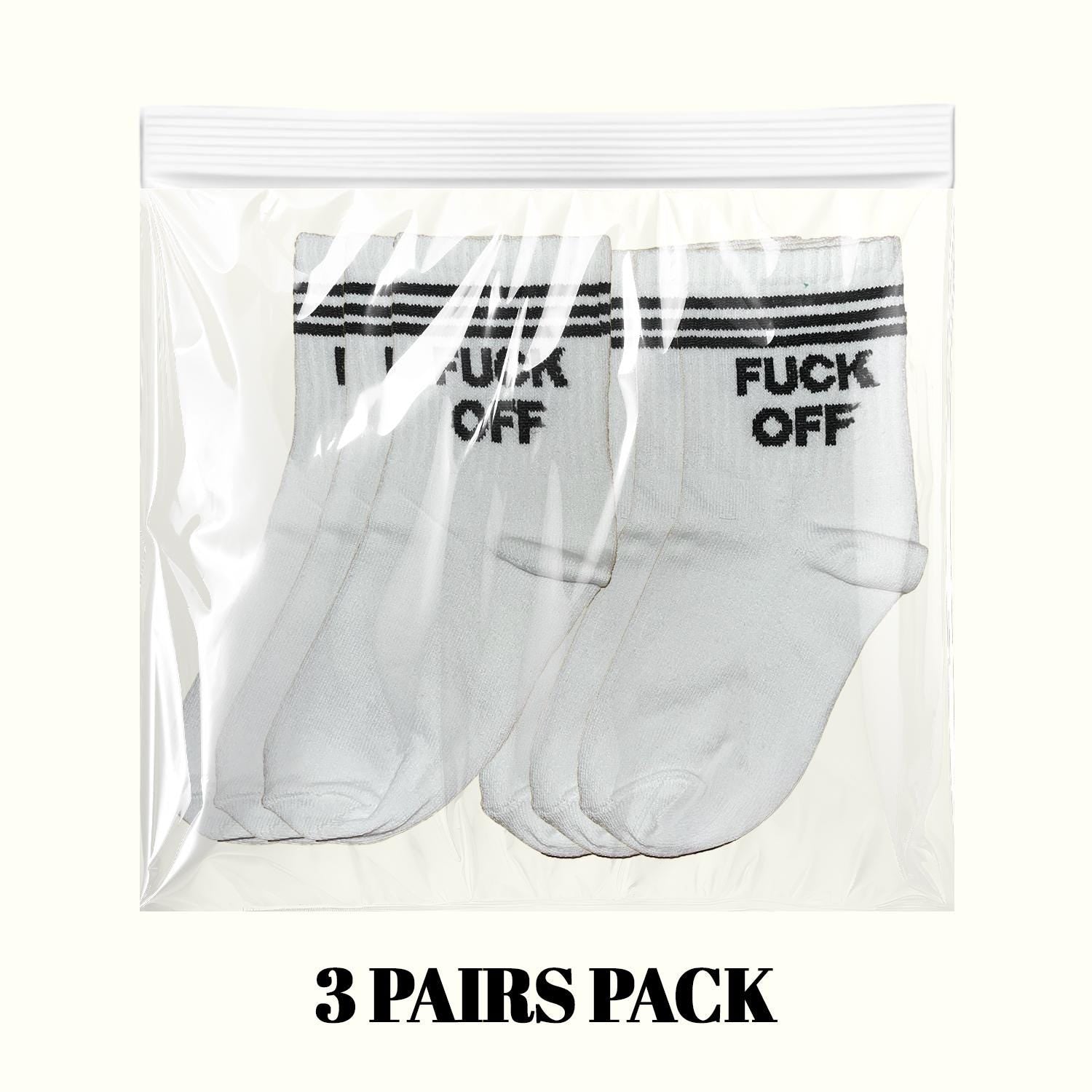 Fuck Off Socks (3 Pairs Pack)