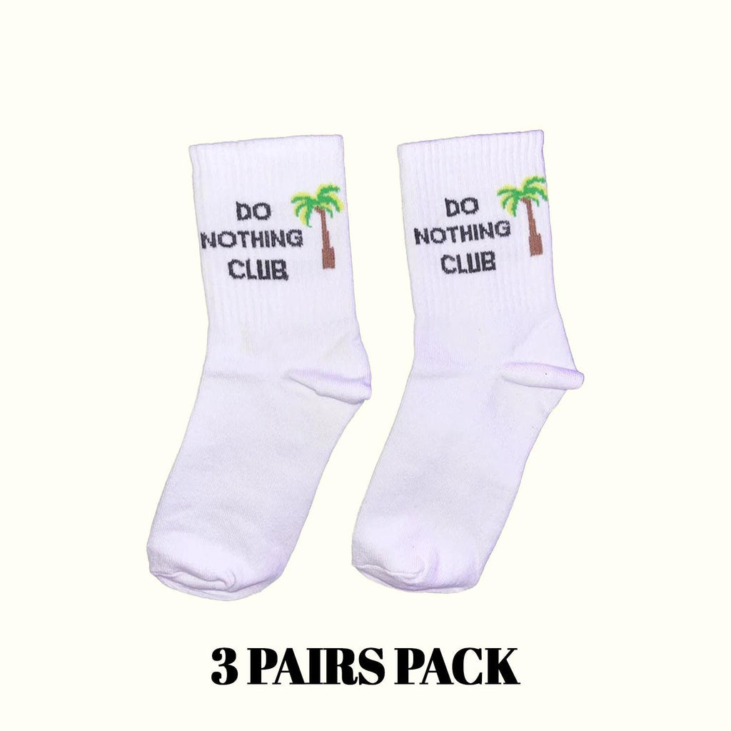 Calcetines Do Nothing Club (Paquete de 3 Pares)