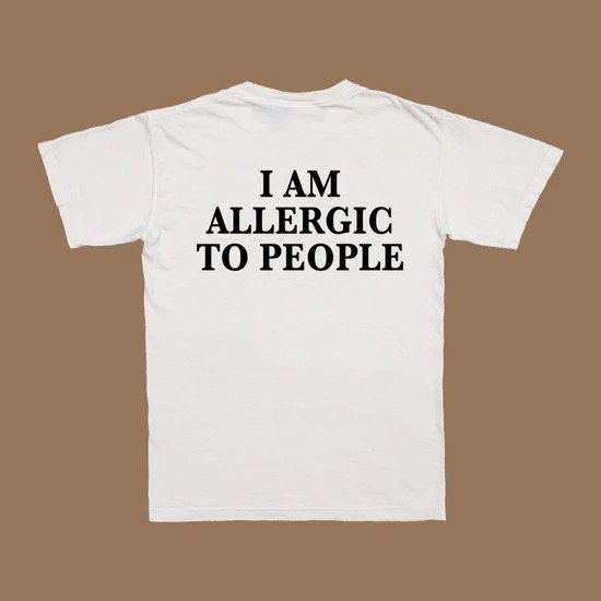 Camiseta Alérgico a la Gente