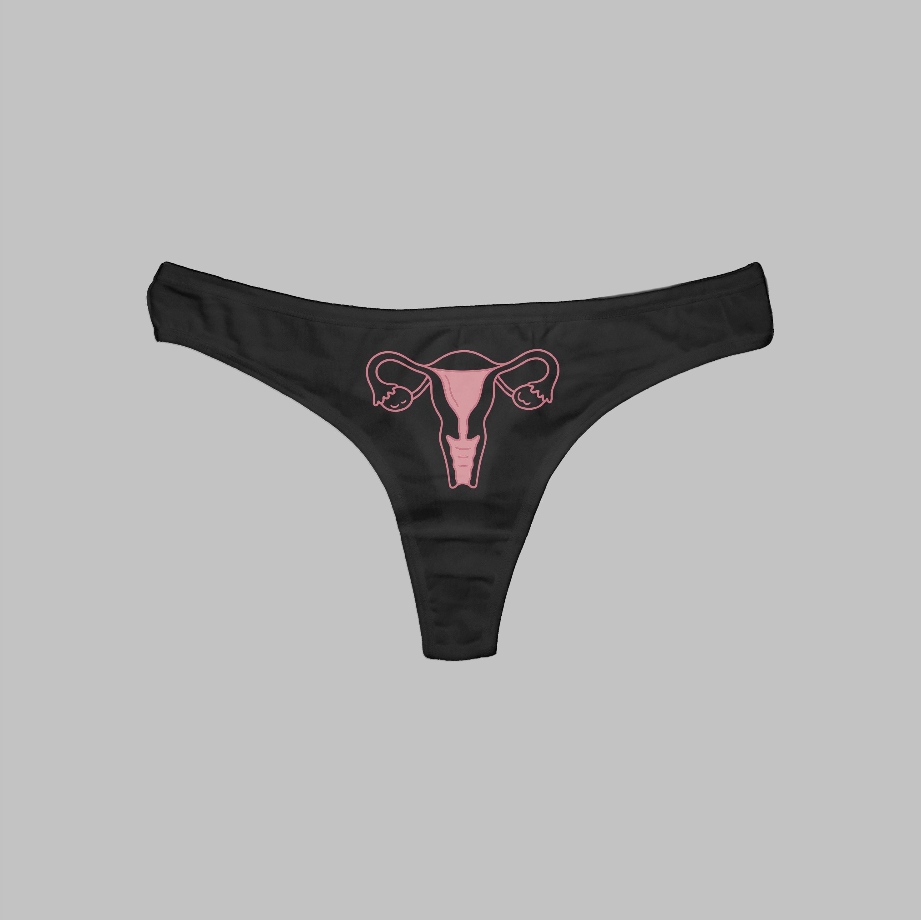 Uterus Vagina Anatomy Thong Pantie