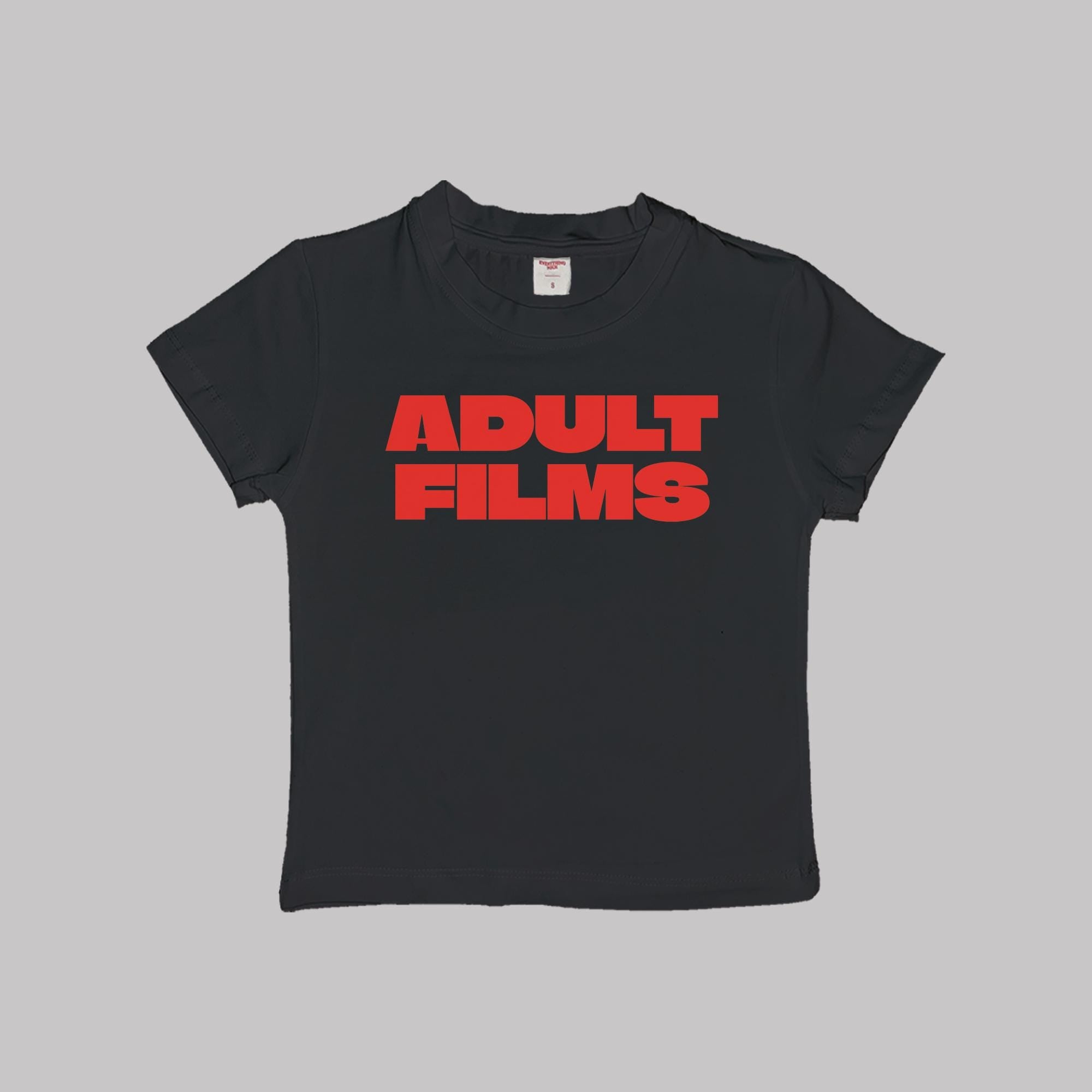 Adult Films Baby Tee Crop Top Shirt