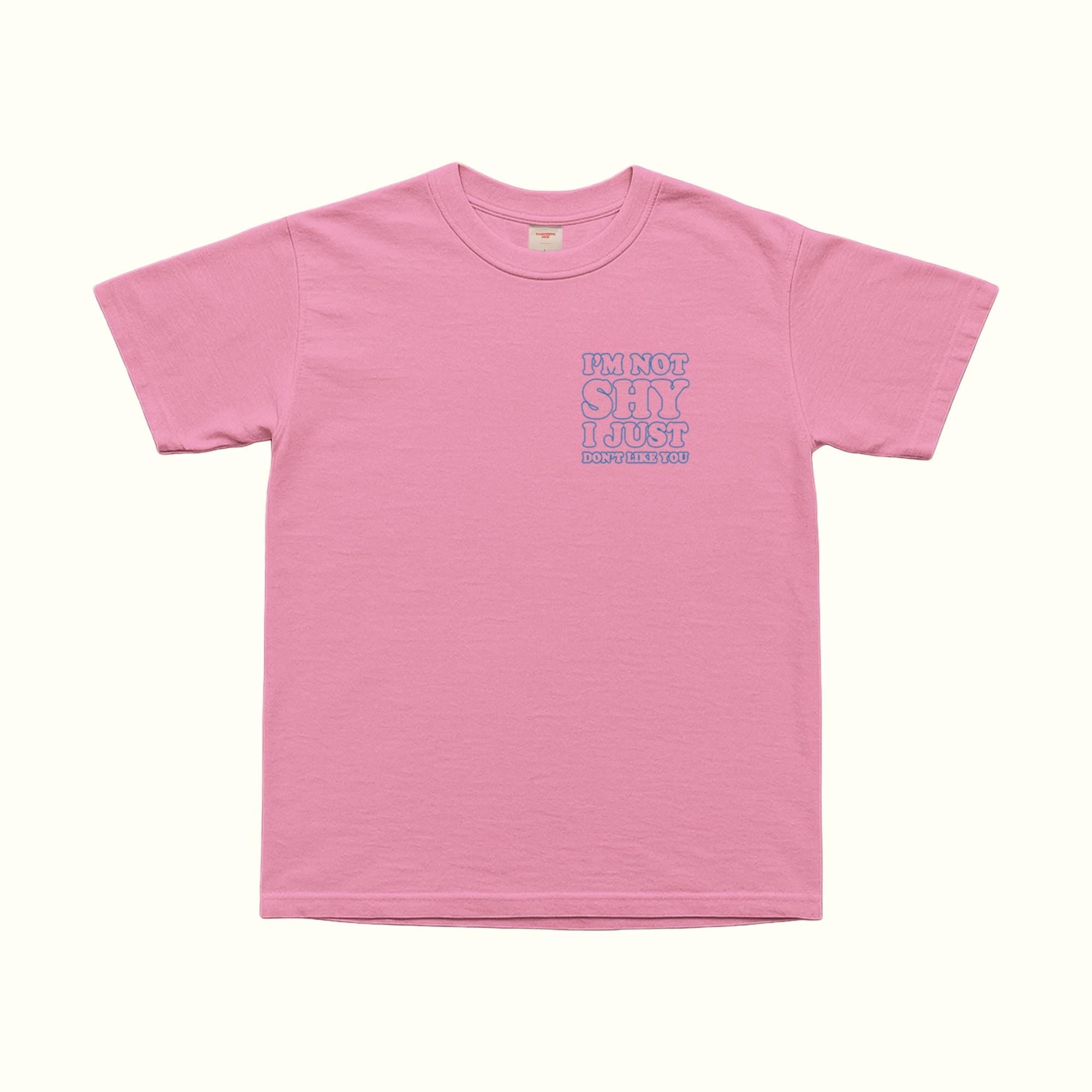 Camiseta No Soy Tímido, Simplemente No Me Gustas