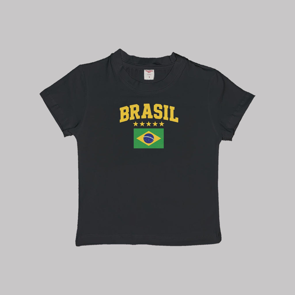 Camiseta corta "Brasil Baby Tee"