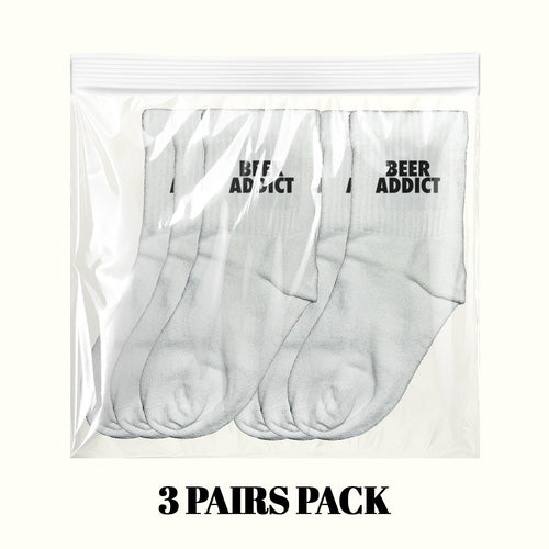 Beer Addict Socks (3 Pairs Pack)