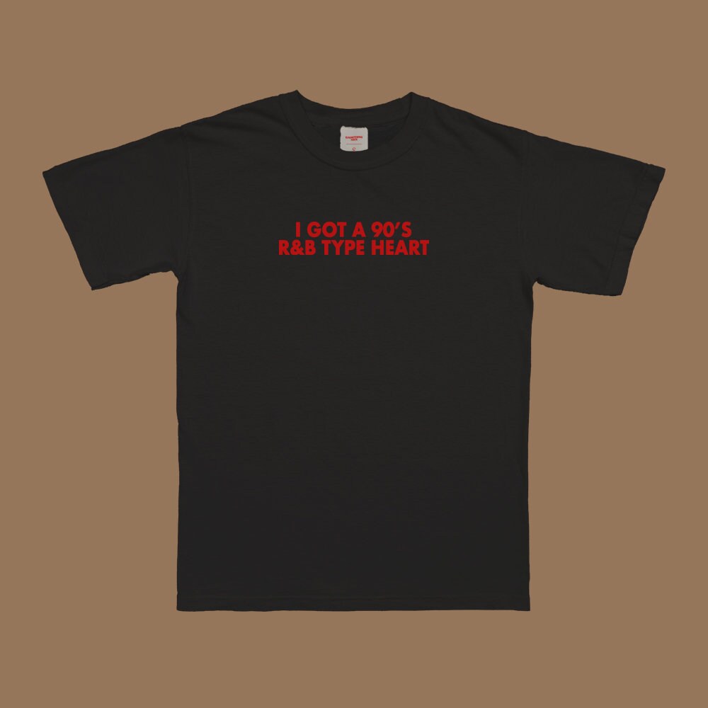 90's R&B Type Heart T-Shirt