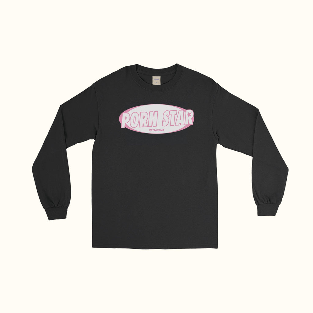 Camiseta de manga larga "Pornstar en entrenamiento"