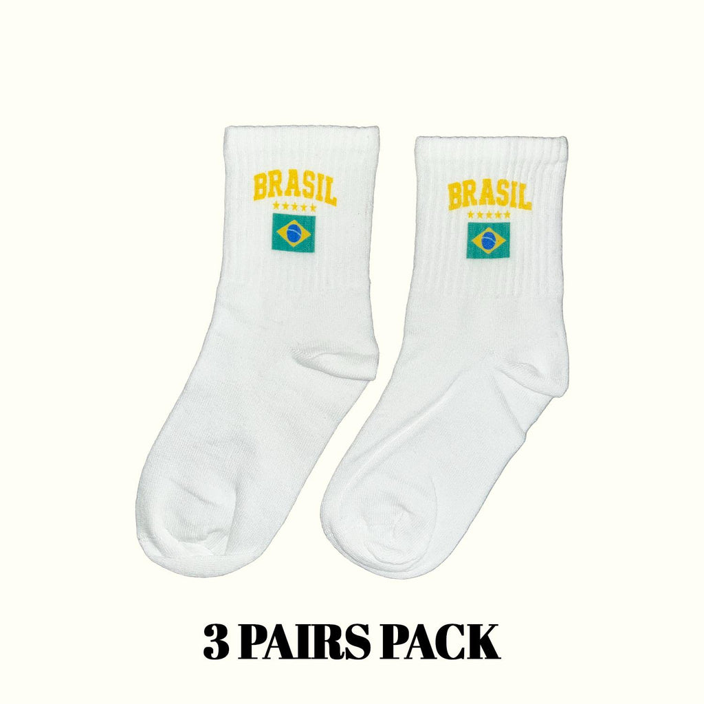 Calcetines Brasil (Paquete de 3 pares)