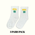 Calcetines Brasil (Paquete de 3 pares)