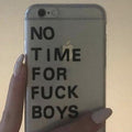 Funda para iPhone "No Time For Fuck Boys"