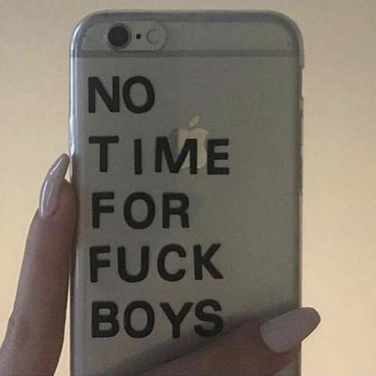 No Time For Fuck Boys iPhone Case