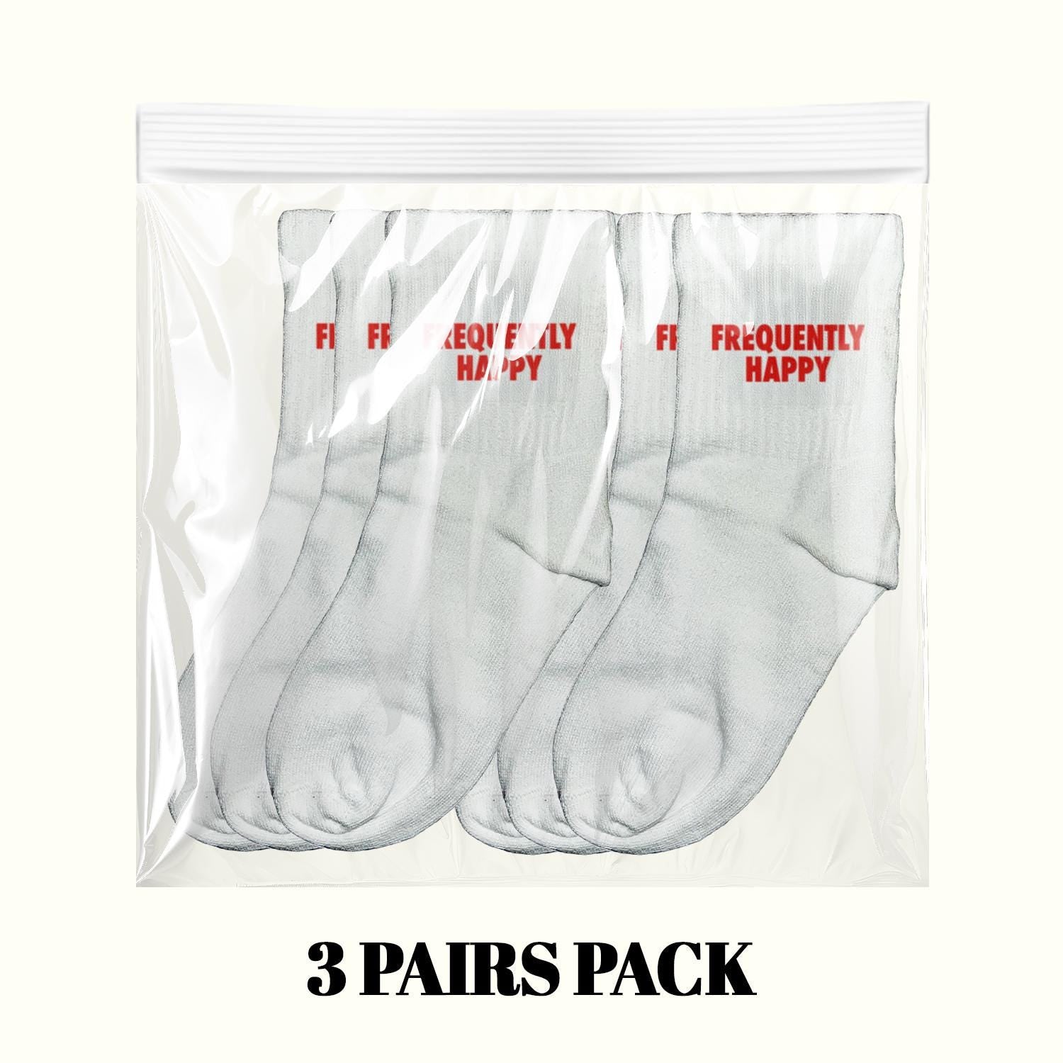 Frequently Happy Socks (3 Pairs Pack)