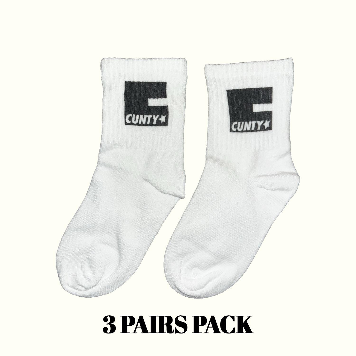 Calcetines de mujer (paquete de 3 pares)