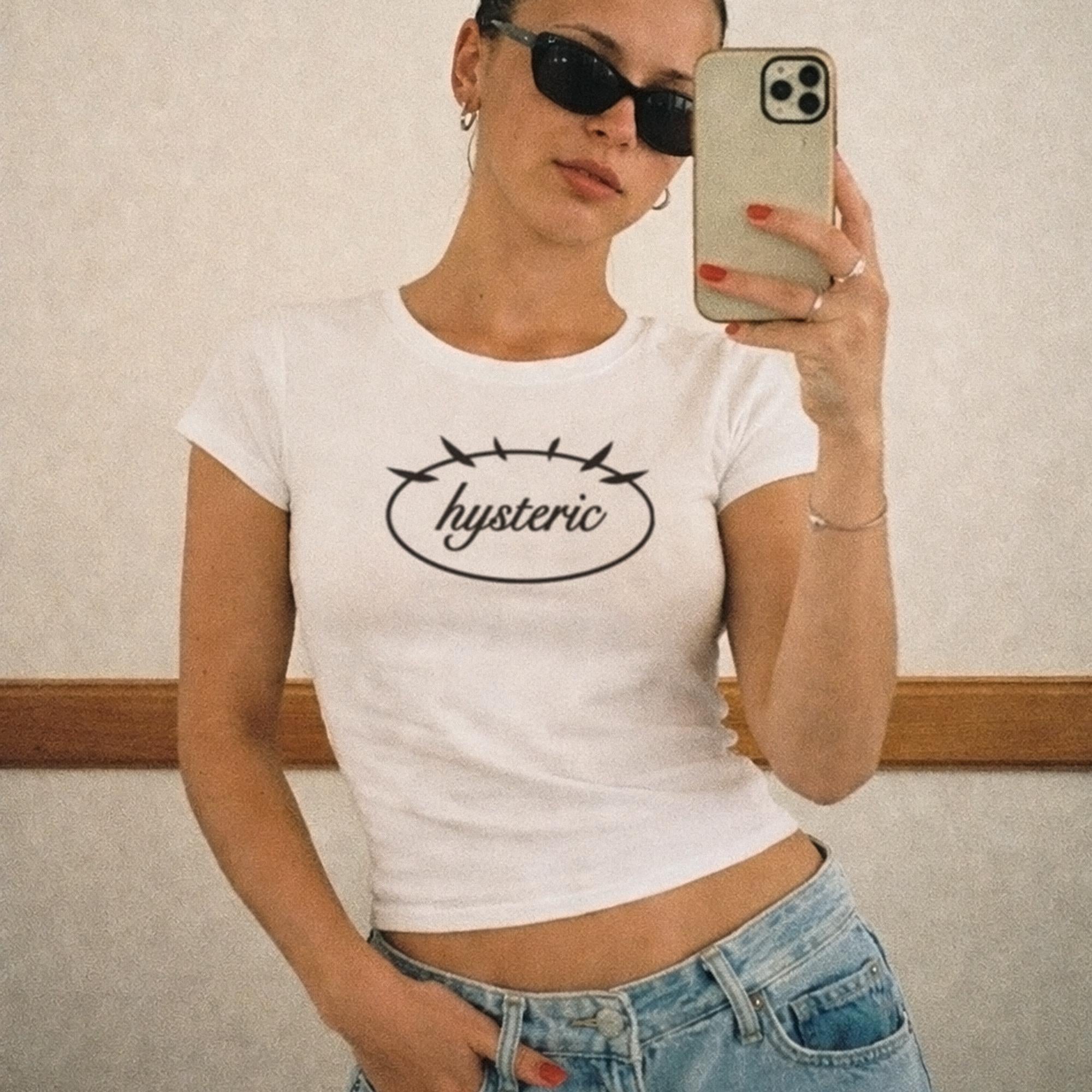 Hysteric Baby Tee Crop Top Shirt