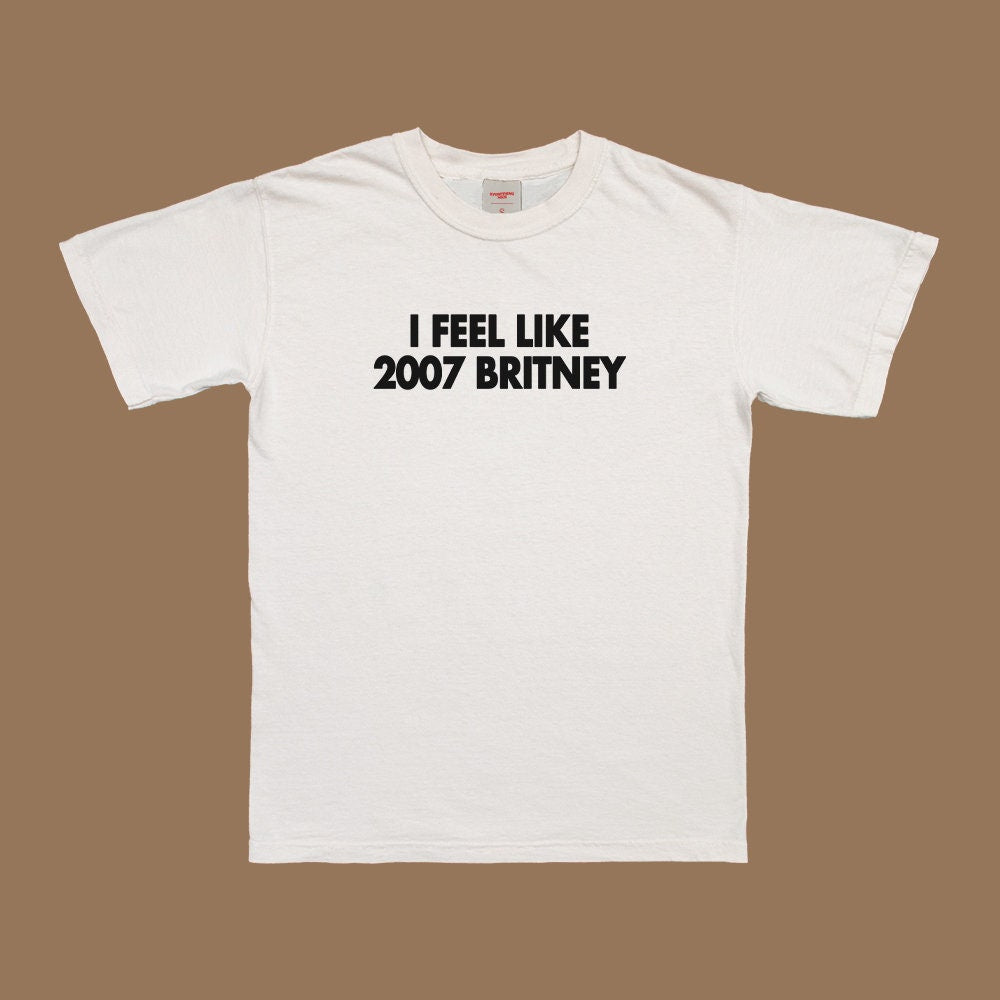 Camiseta I Feel Like 2007 Britney