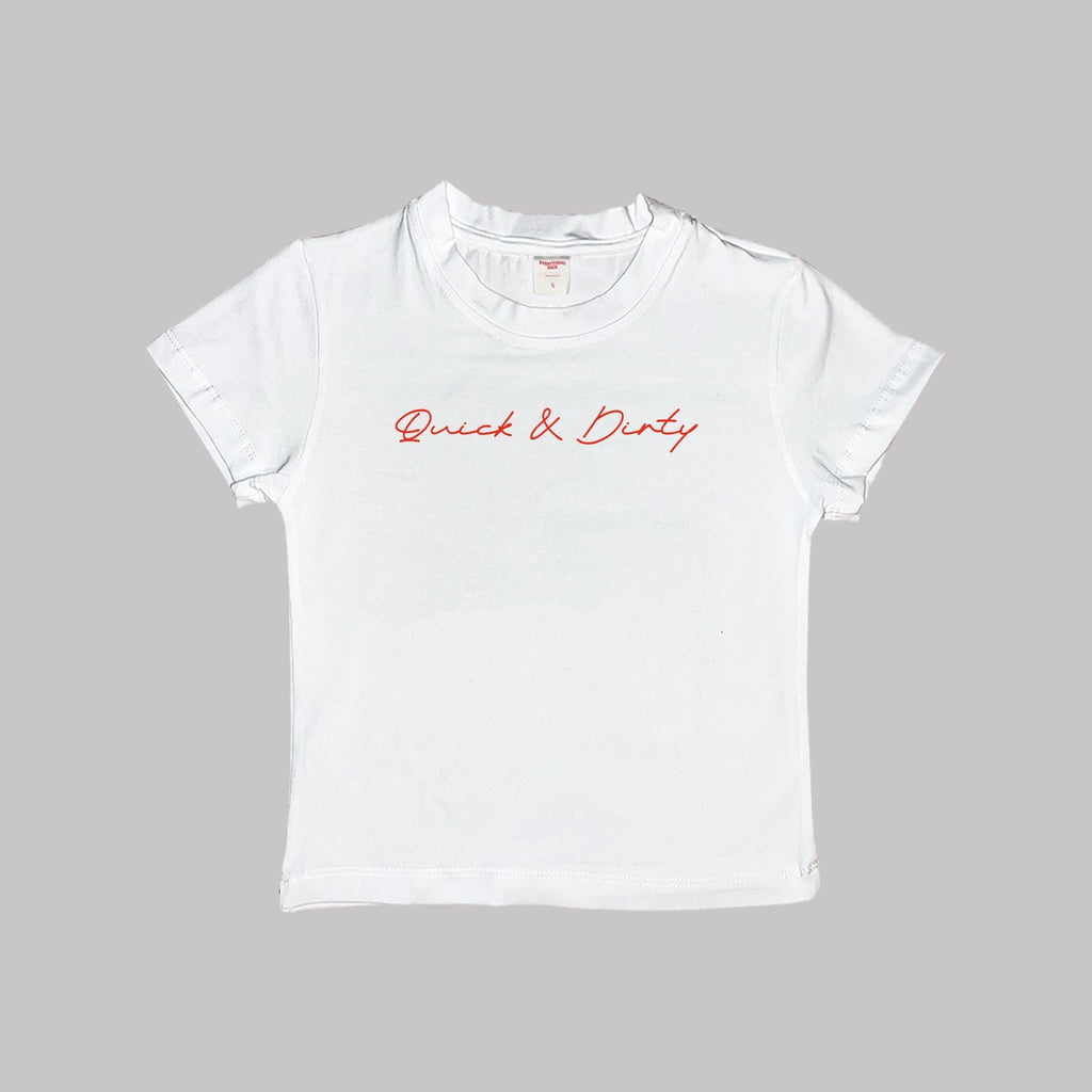 Camiseta corta "Quick And Dirty" para bebé