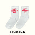 Not Famous Yet Socks (3 Pairs Pack)