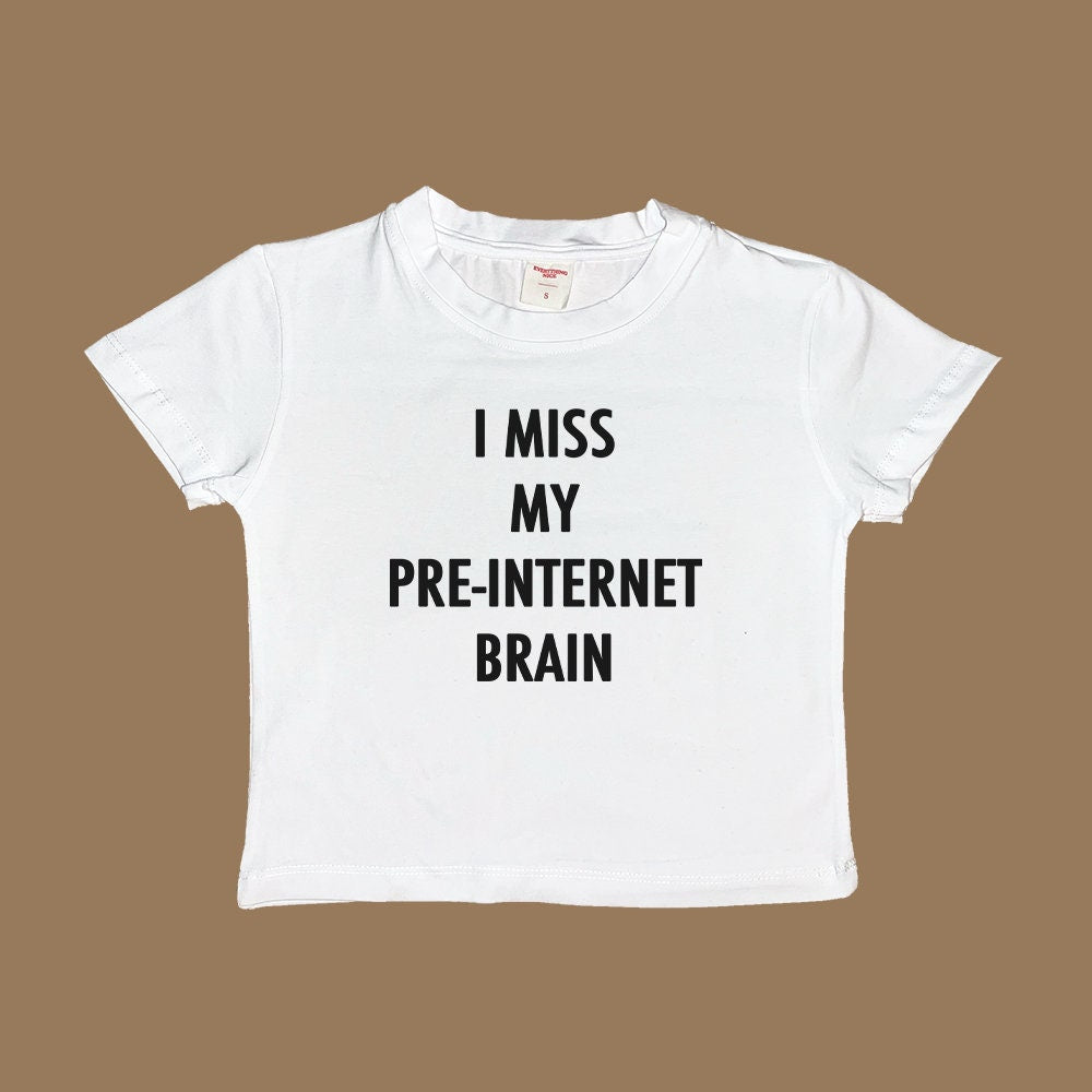 Echo de menos mi camiseta corta de cuando no existía Internet