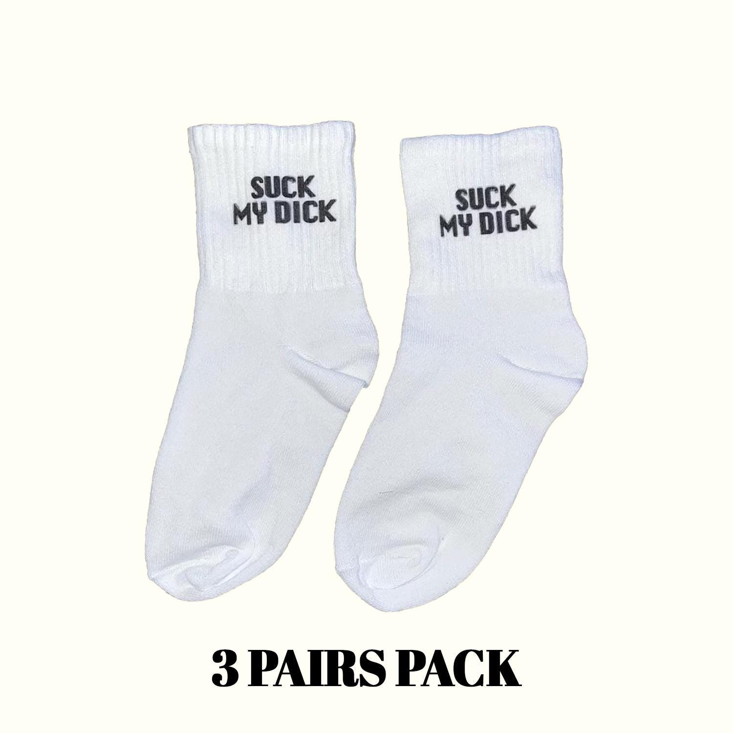 Suck My Dick Socks (3 Pairs Pack)