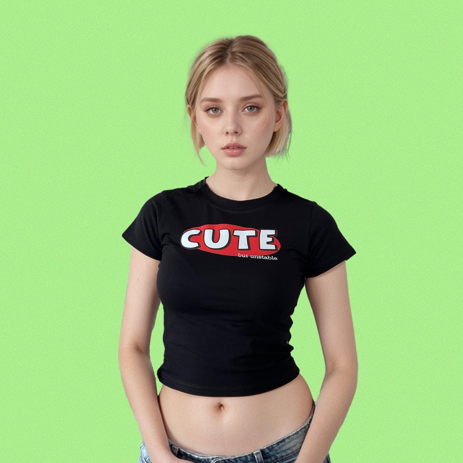 Cute But Unstable Baby Tee