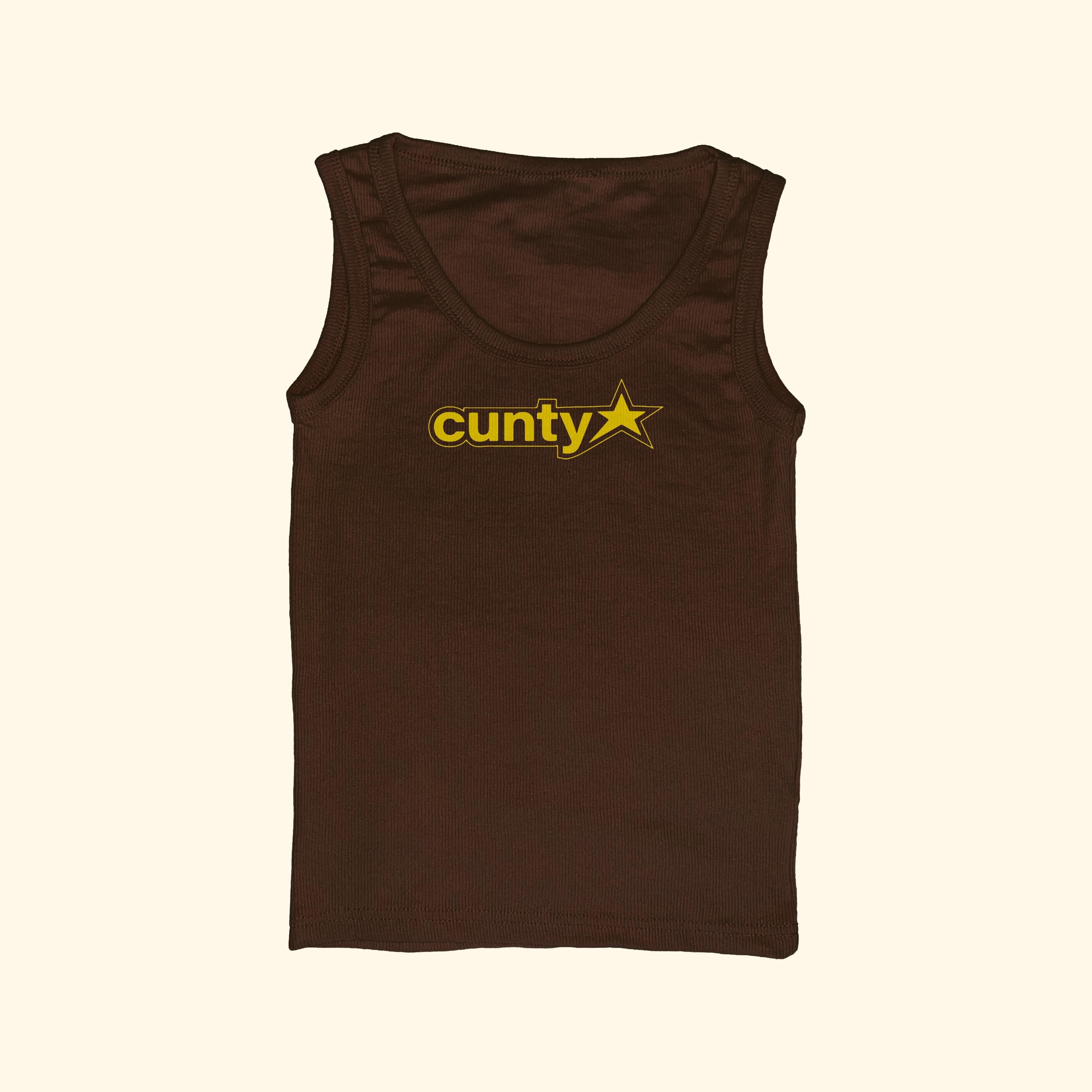 Camiseta de tirantes acanalada "Cunty"