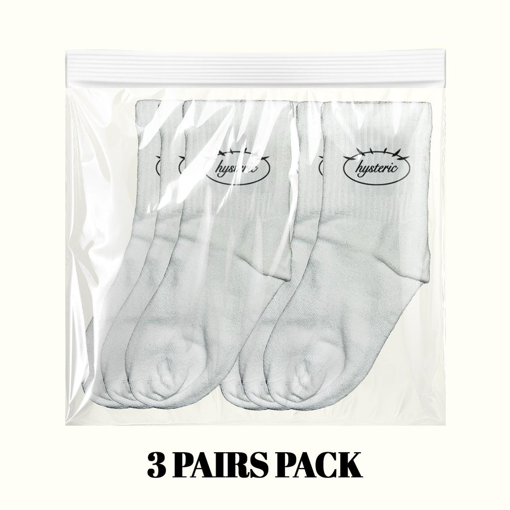 Calcetines Hysteric (Paquete de 3 pares)