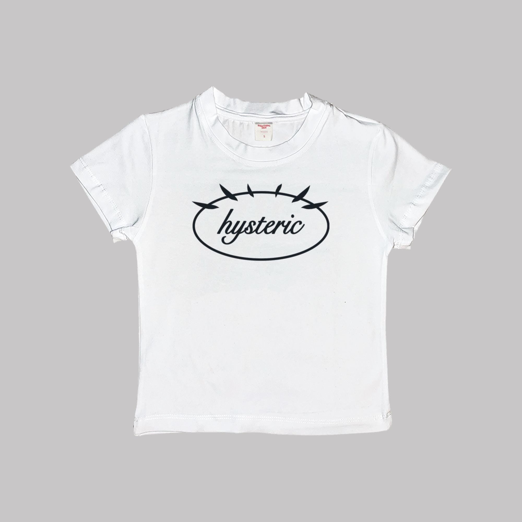 Hysteric Baby Tee Crop Top Shirt