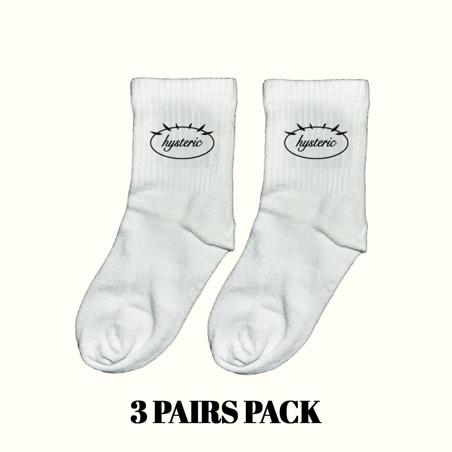 Calcetines Hysteric (Paquete de 3 pares)