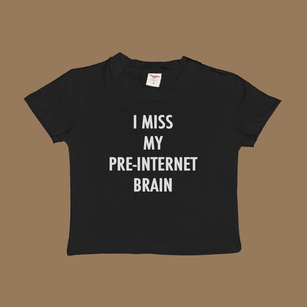 Echo de menos mi camiseta corta de cuando no existía Internet