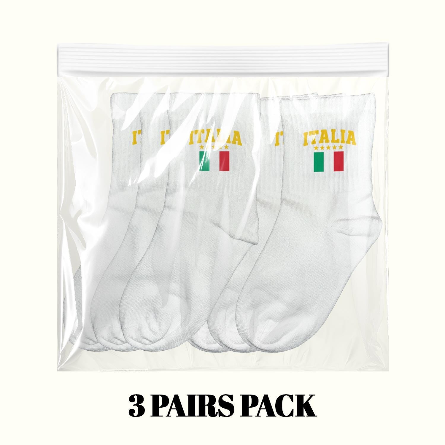 Italia Socks (3 Pairs Pack)