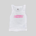 Camiseta de tirantes con nervaduras y estampado "Certified Princess"