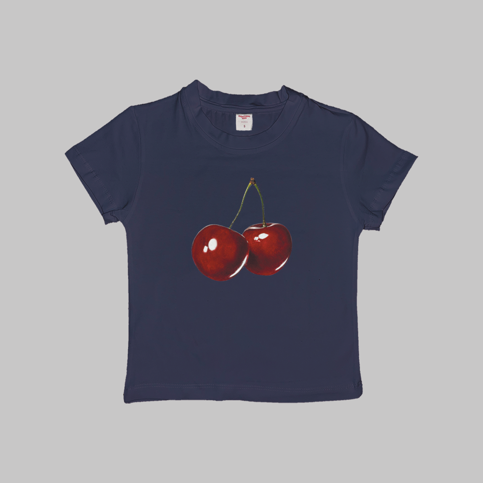 white baby tee with realistic red cherry graphic cute fruit print shirt coquette aesthetic top y2k baby tee soft girl outfit cherry lover clothing playful summer top feminine minimalist fashion sweet girl aesthetic casual everyday tee picnic outfit festival outfit concert outfit trendy cropped shirt cute graphic top birthday gift Christmas gift gift for her girlfriend gift flirty cherry aesthetic clothing
