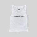 Eating Animals Is Weird Muscle Tank Top