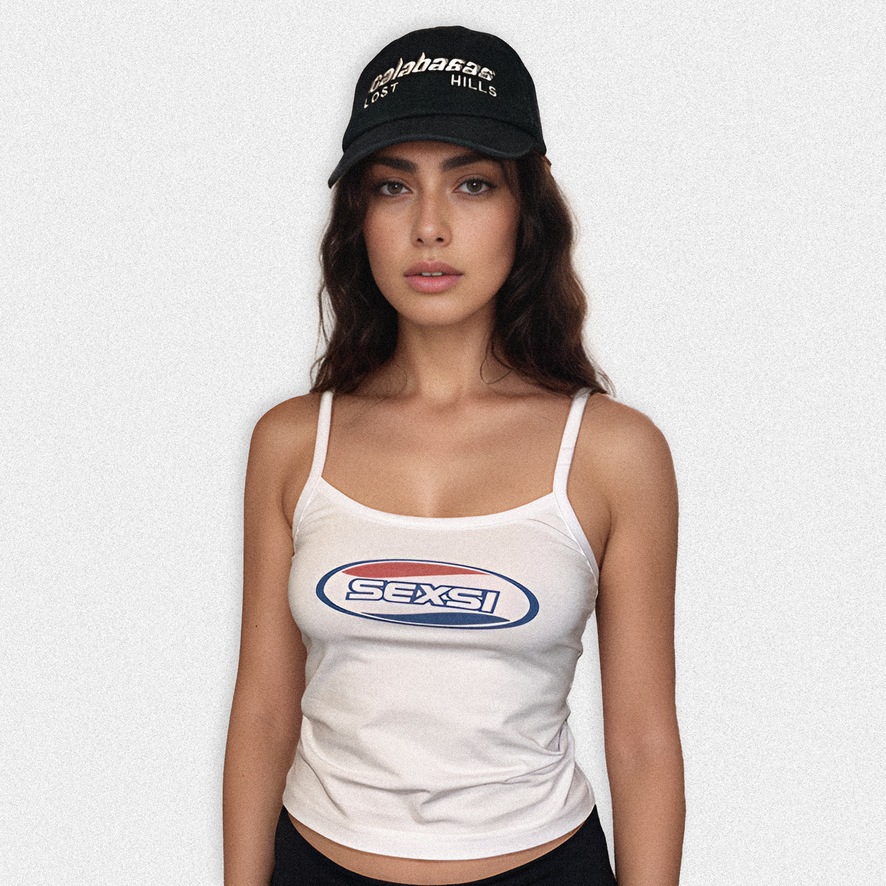 Sexsi Tank Top Dreamer Store logo pepsi sexsi Shirt tank top white