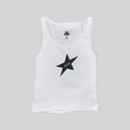 white ribbed tank top with black star graphic and smoke blunt serve cunt text edgy y2k aesthetic tank minimalist star design soft grunge outfit indie sleaze fashion streetwear inspired baby tank cool girl aesthetic alternative fashion trendy fitted tank top tumblr style graphic top brat aesthetic rebellious statement shirt party outfit festival outfit downtown girl style gen z fashion aesthetic clothing gift for her edgy casual look