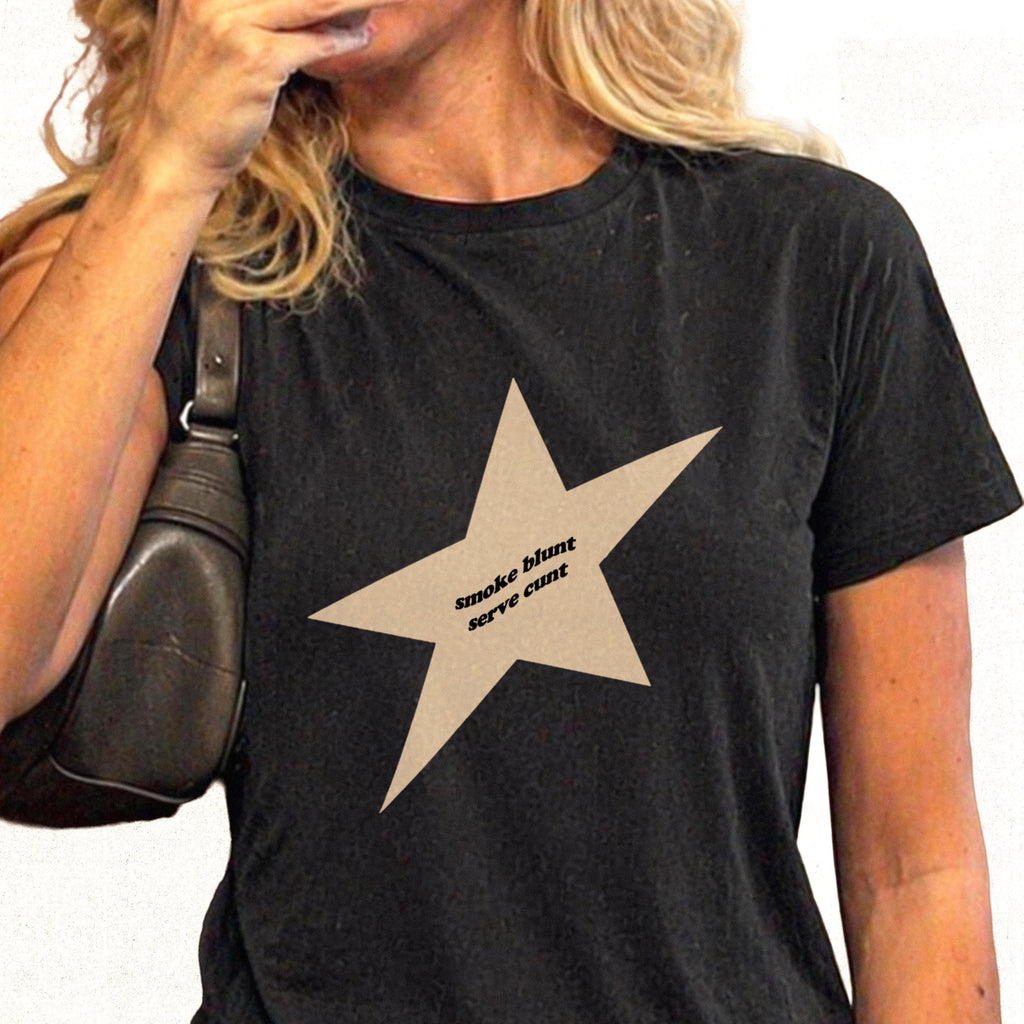 Fumar porro, servir coño camiseta