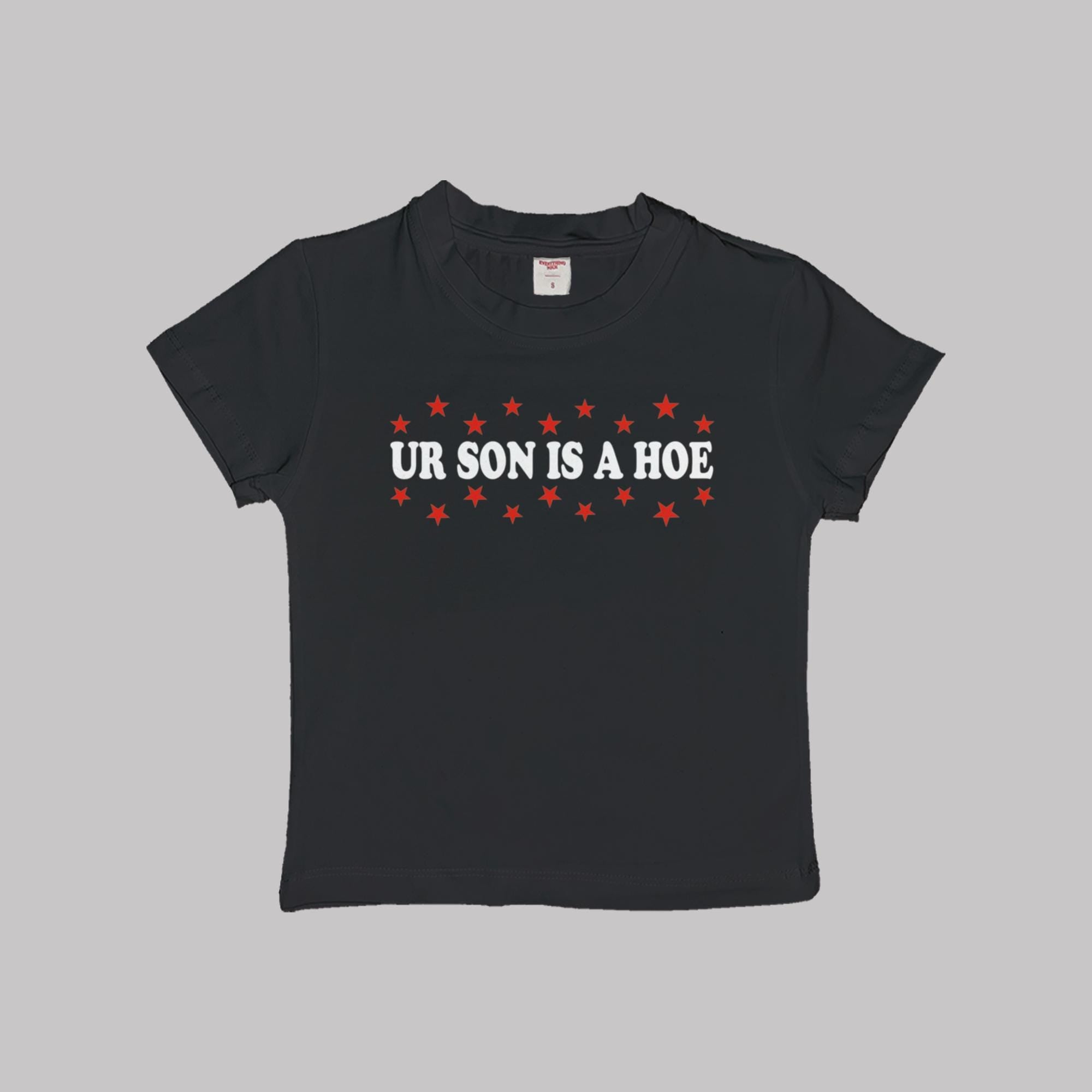 T-shirt Corta Ur Son Is A Hoe Baby Tee