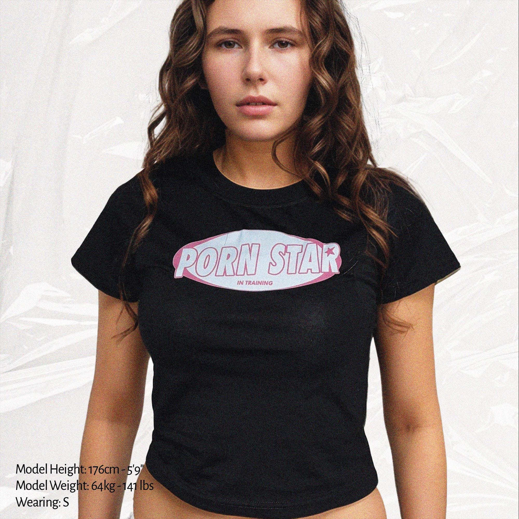 Pornstar In Training Baby Tee Crop Top Shirt