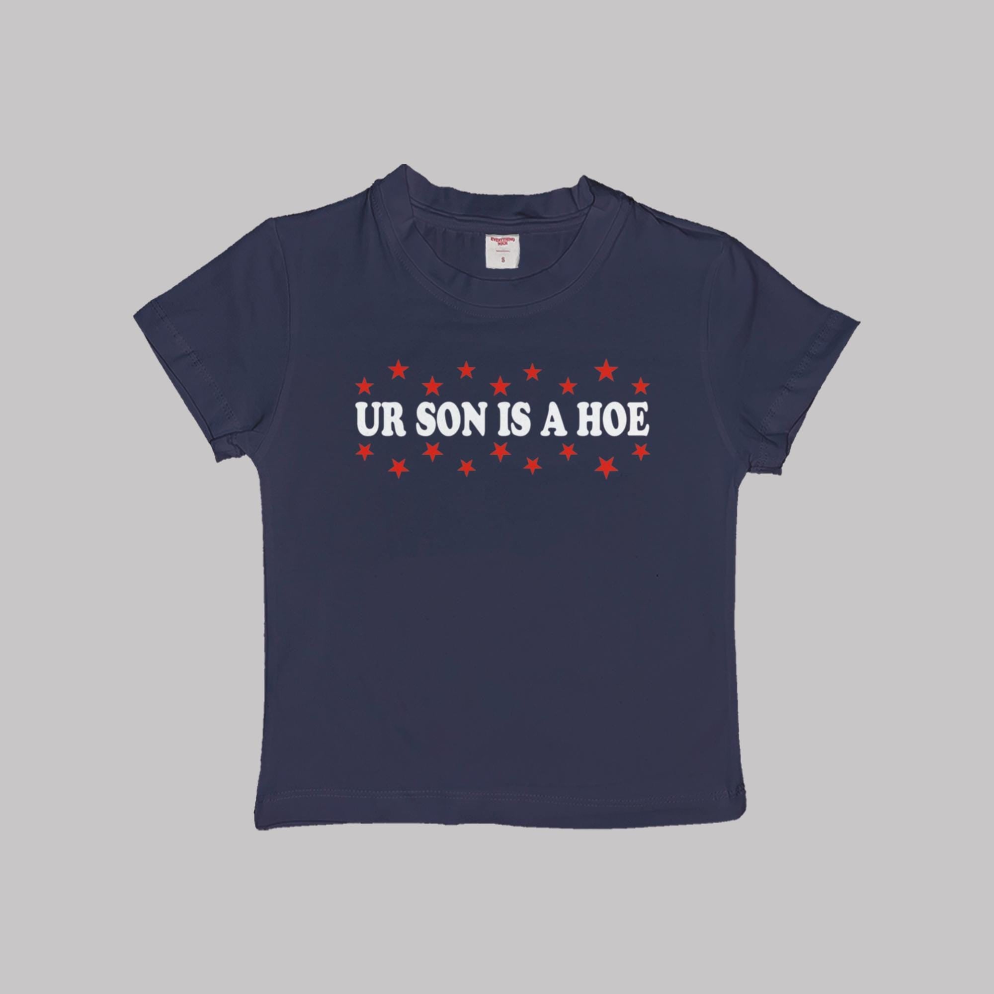 T-shirt Corta Ur Son Is A Hoe Baby Tee
